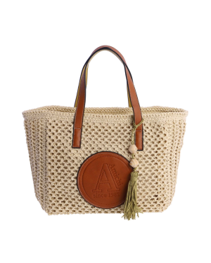 BOLSO DE MANO RAFIA AMICHI